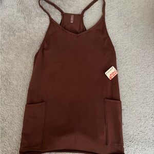 NWT! Free People HOT SHOT ROMPER in Argan Oil (Size S)